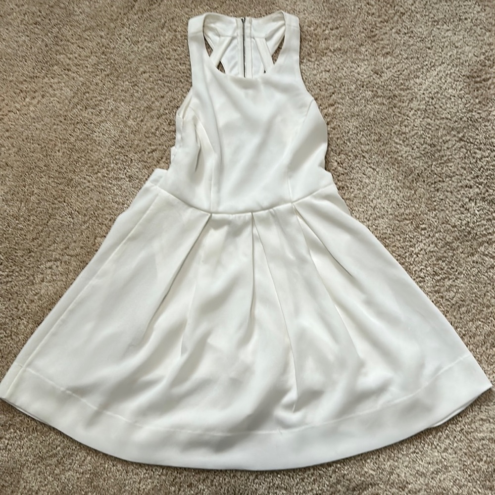 Marilyn Monroe mini white dress with cut out back